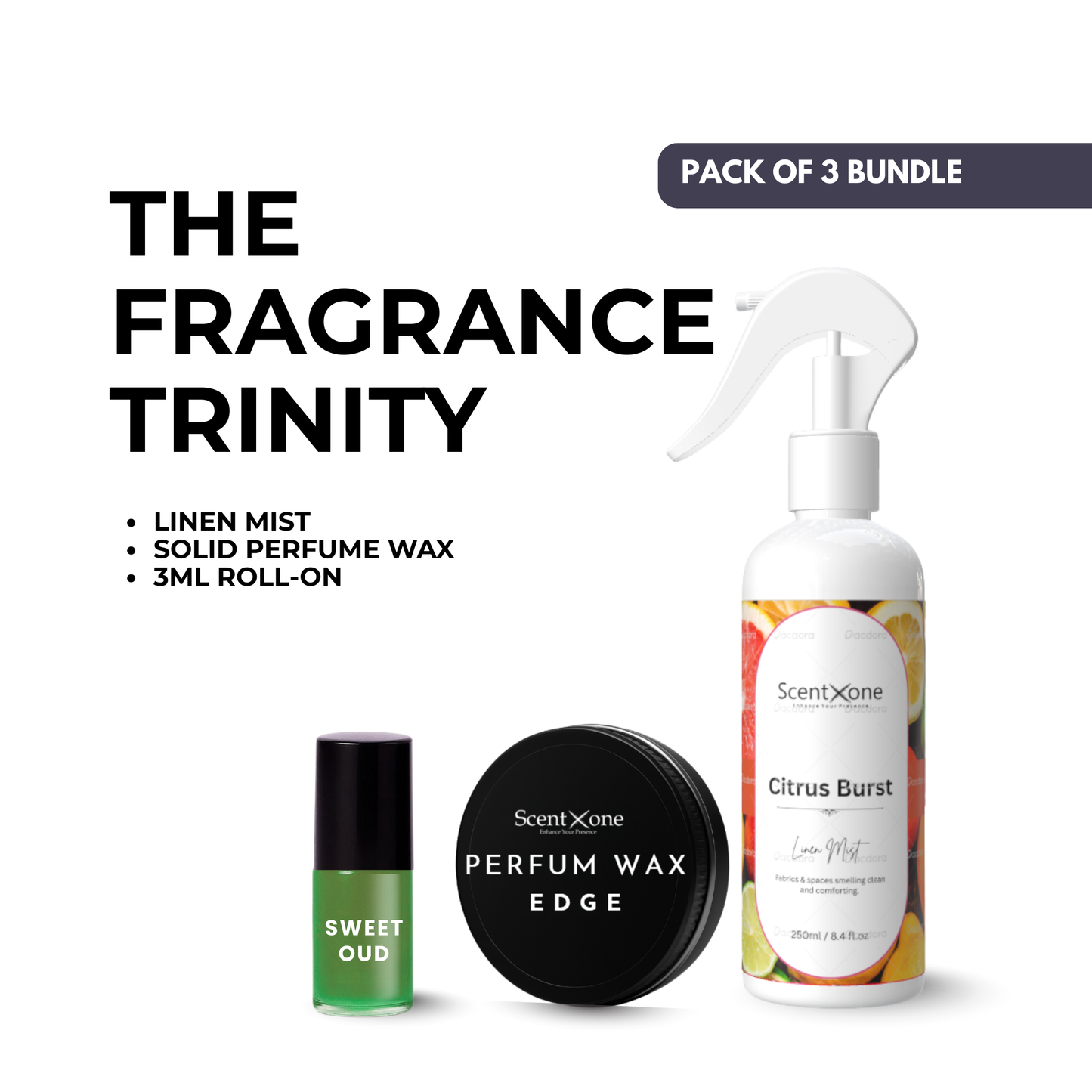 Everyday Essence Trio – Mist, Wax & Roll-On