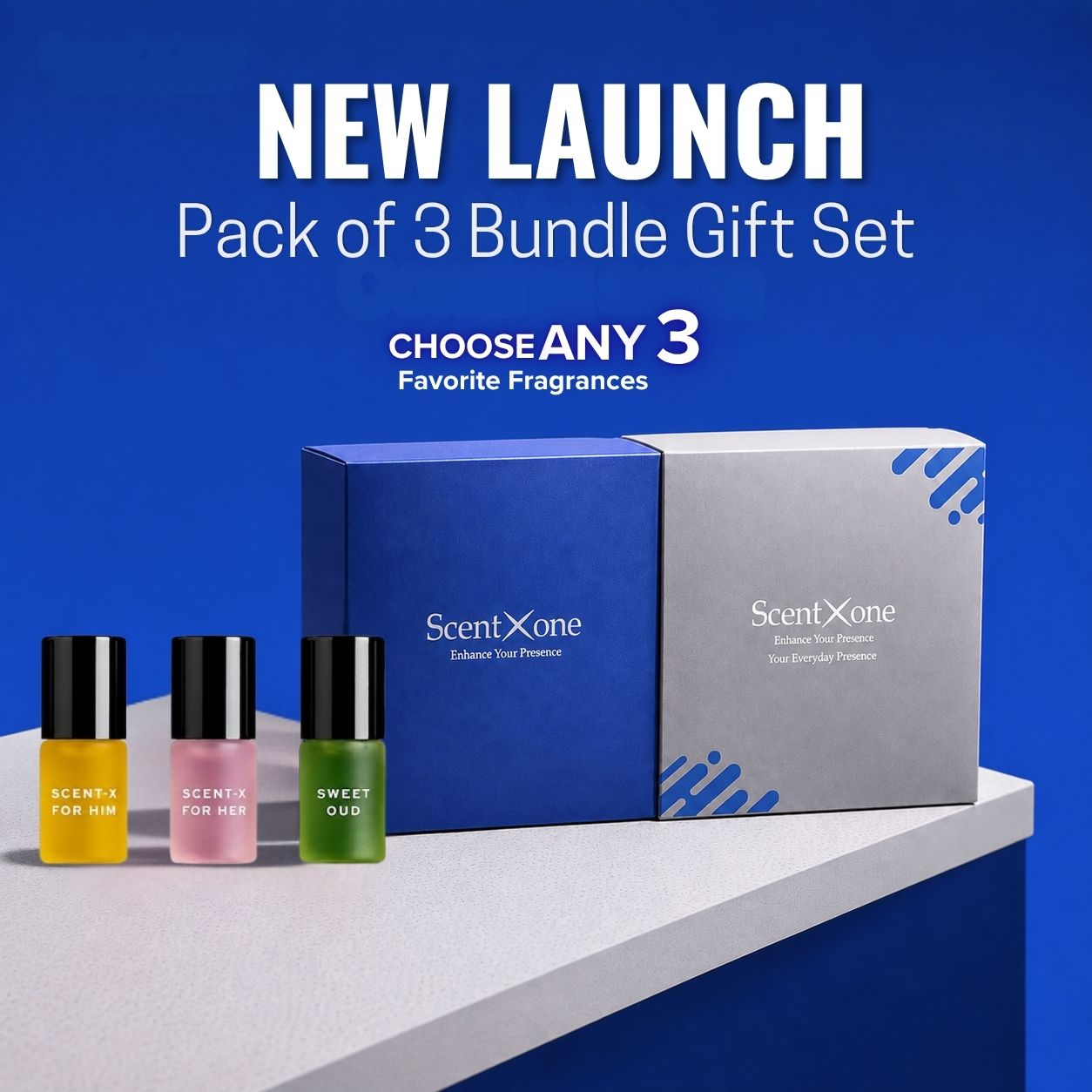 Luxury Roll-On Pack of 3 - 3ML With Gift Set