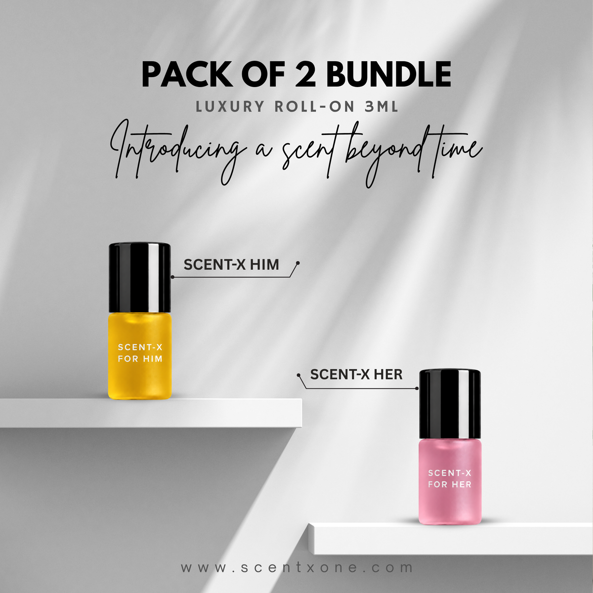 Pack of 2 - SCENT-X Luxury Roll-On 3ML