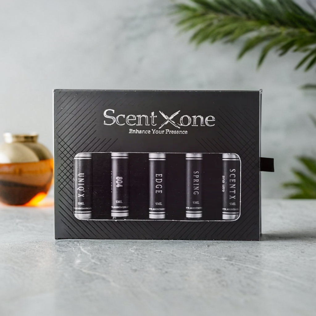 TESTER BOX 5 FRAGRANCES (POCKET FRIENDLY)