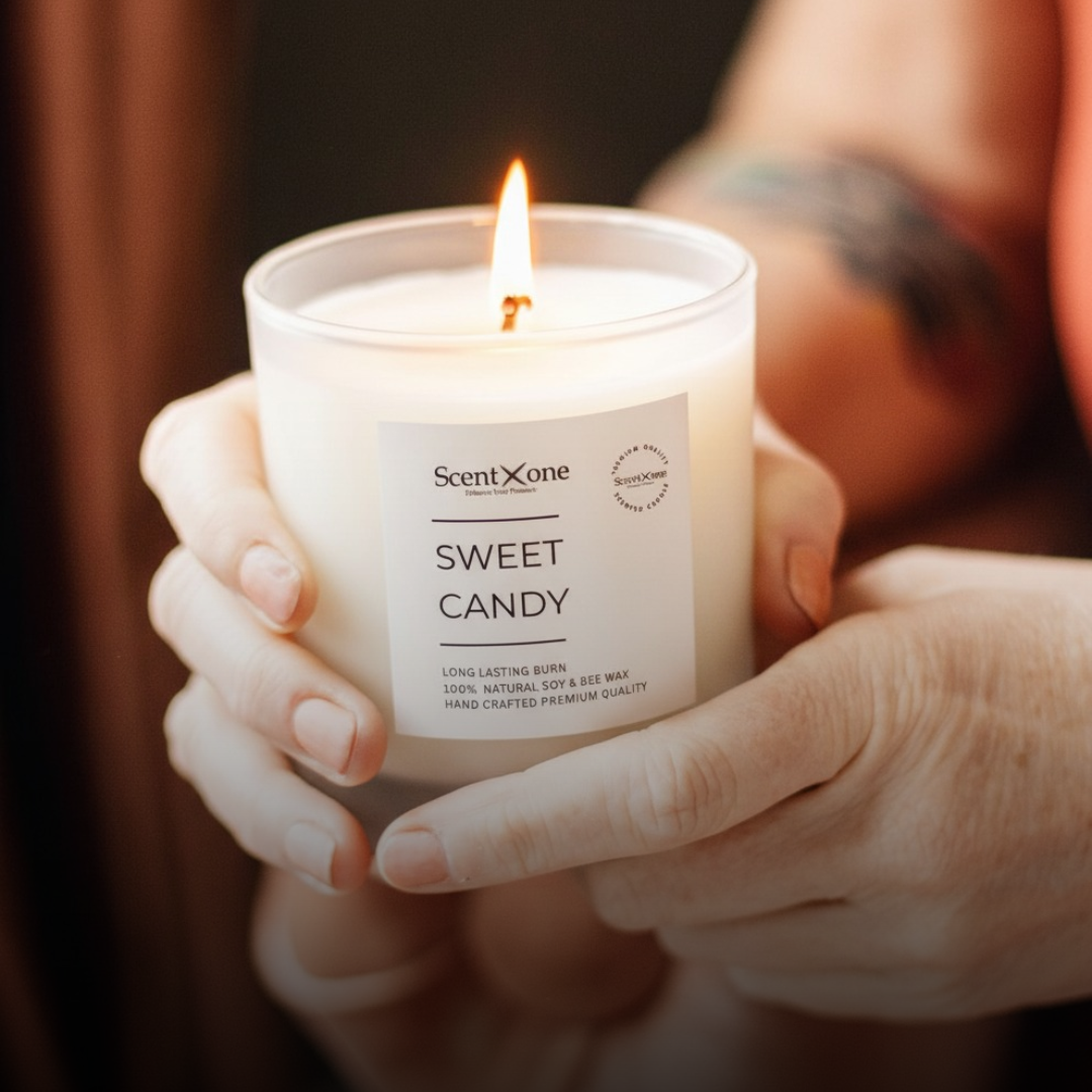 Candle Bliss Trio – Sweet Candy, Magic Melt & Lona Dot Scented Candles (150oz Each)