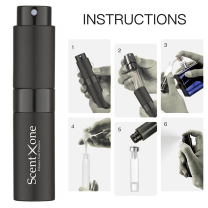 SPRING Perfume Spray Bottle for Travel Refillable