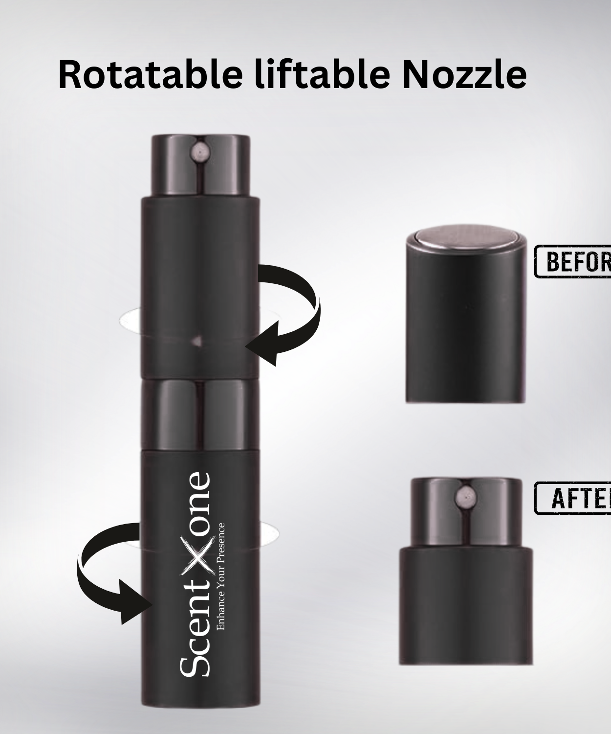 INCENCE Perfume Spray Bottle for Travel Refillable