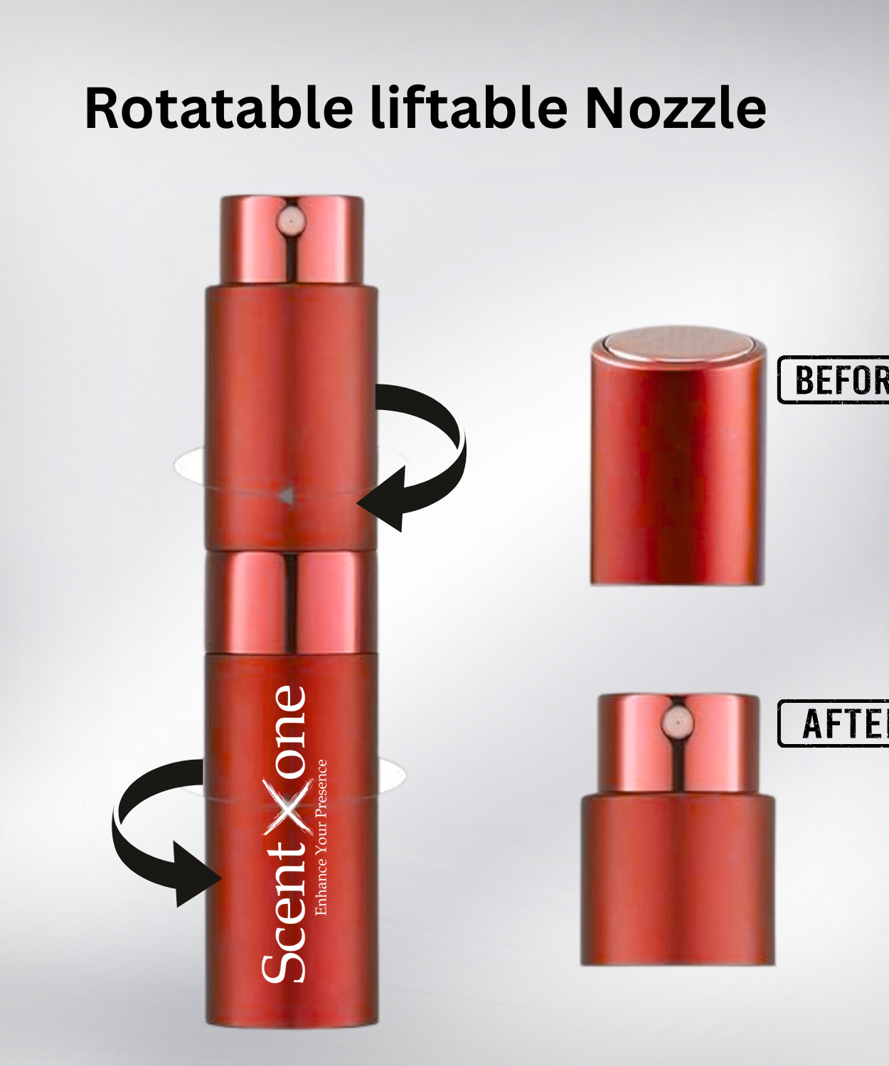 CHARMELLE SENSA Perfume Spray Bottle for Travel Refillable