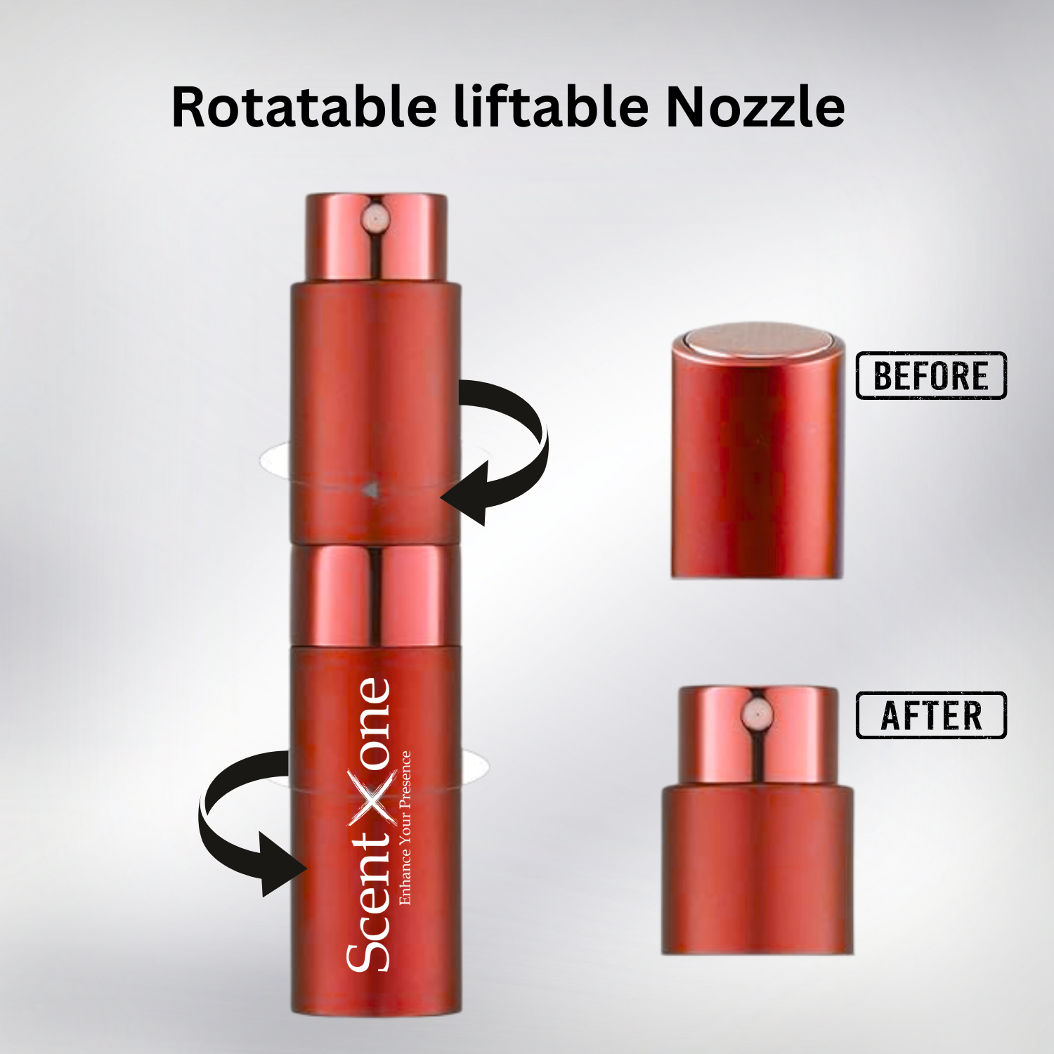 CHARMELLE SENSA Perfume Spray Bottle for Travel Refillable