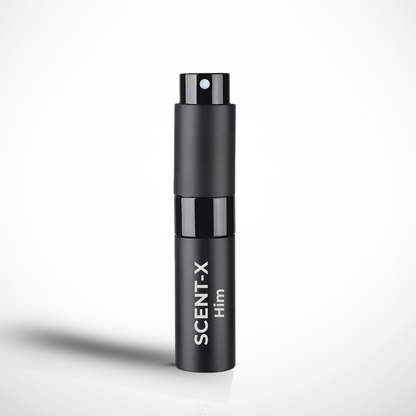 SCENT X HIM Perfume Spray Bottle for Travel Refillable