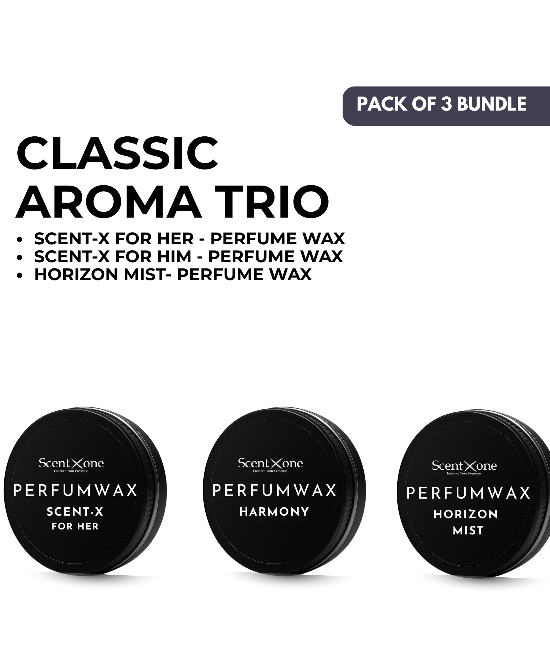 Trio – Scent-X For Her, Harmony & Horizon Mist Perfume Wax