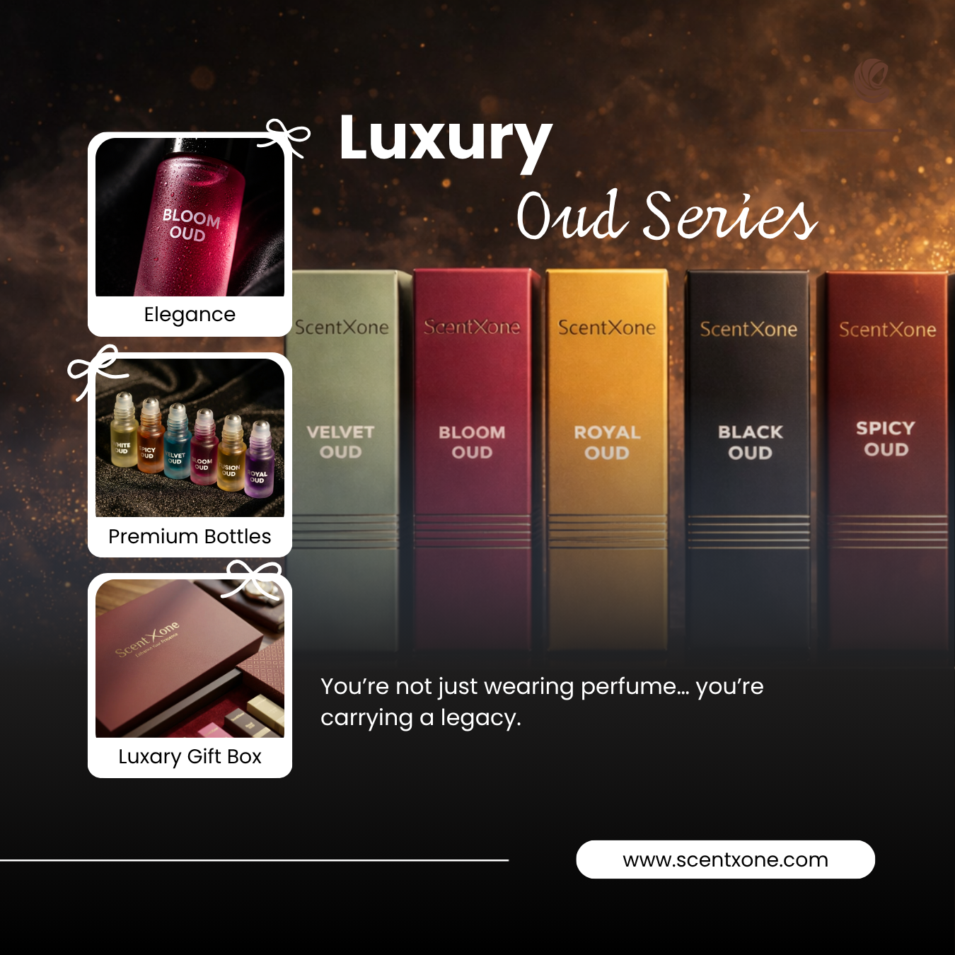 Oud Series Pack of 5 – Aura Edition | Premium Roll-On