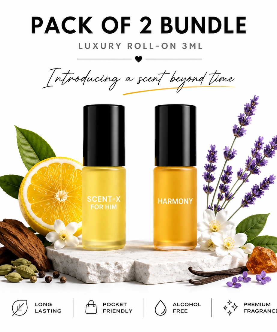 Pack of 2 - HARMONY & SCENT-X Luxury Roll-On 3ML