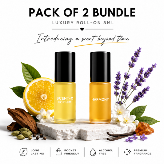 Pack of 2 - HARMONY & SCENT-X Luxury Roll-On 3ML