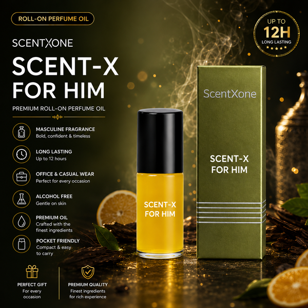 Scent X for Him – Luxury Roll-On
