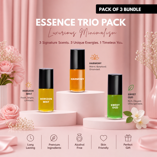 Pack of 3 - HARMONY - HORIZON MIST & SWEET OUD Luxury Roll-On 3ML