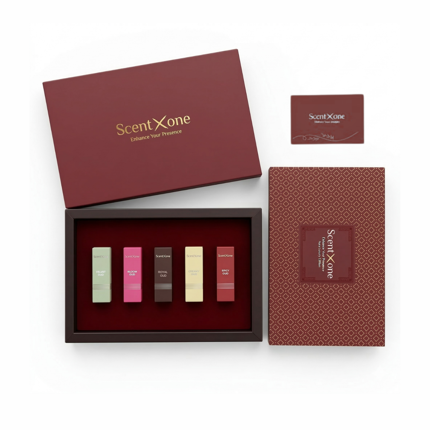 Oud Series Pack of 5 – Aura Edition | Premium Roll-On