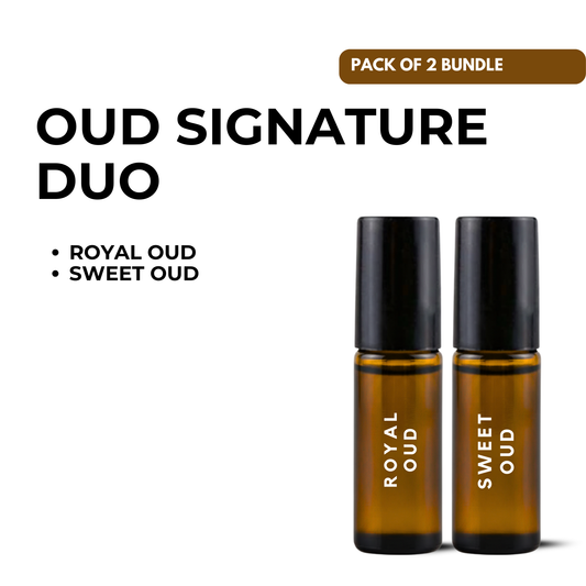 Oud Signature Duo – Royal Oud & Sweet Oud (5ml x 2)
