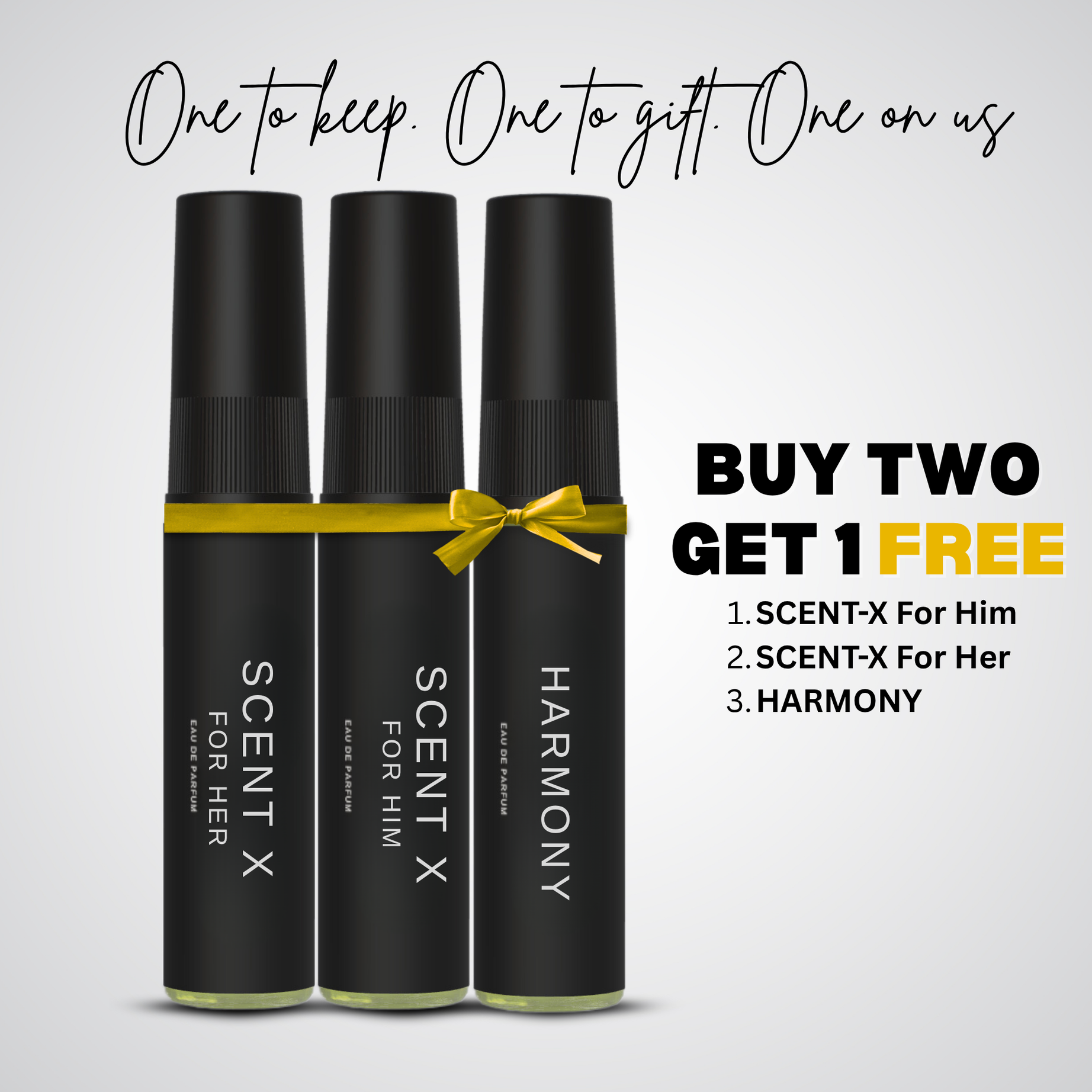 SCENT-X FOR HIM & FOR HER – Buy 2 Get 1 FREE