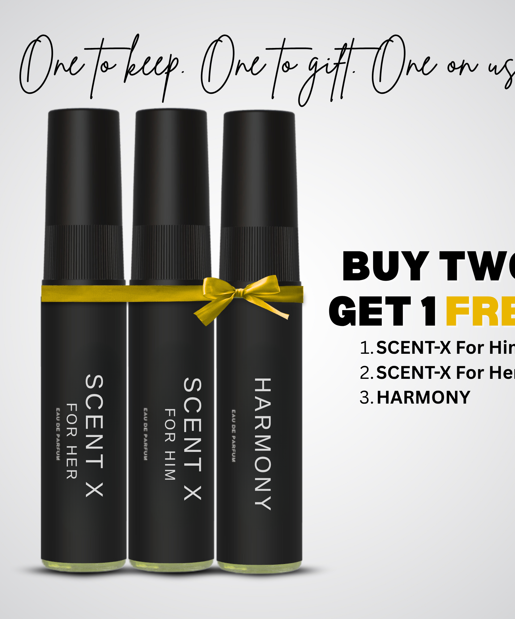 SCENT-X FOR HIM & FOR HER – Buy 2 Get 1 FREE