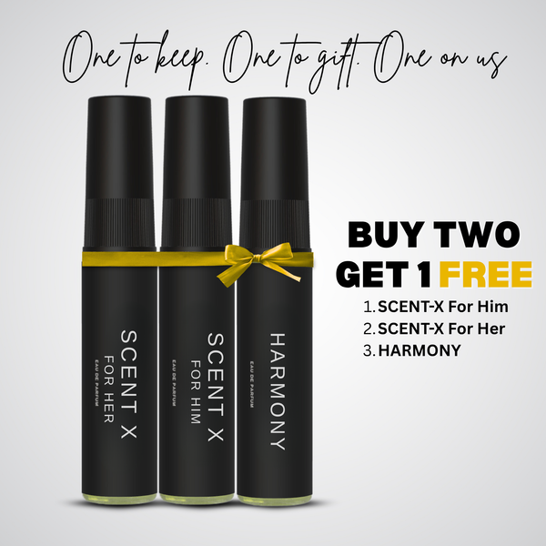 SCENT-X FOR HIM & FOR HER – Buy 2 Get 1 FREE