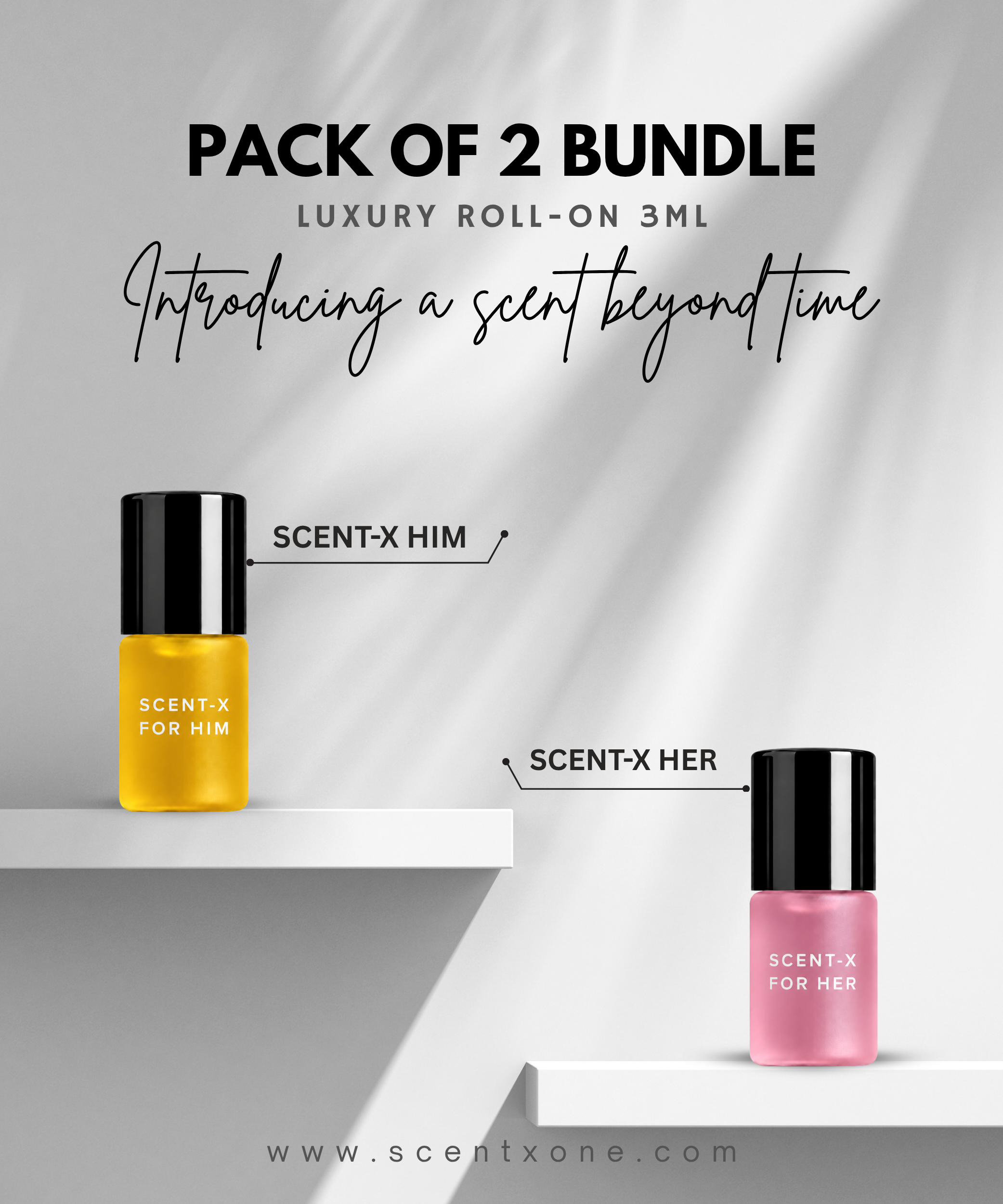 Pack of 2 - SCENT-X Luxury Roll-On 3ML
