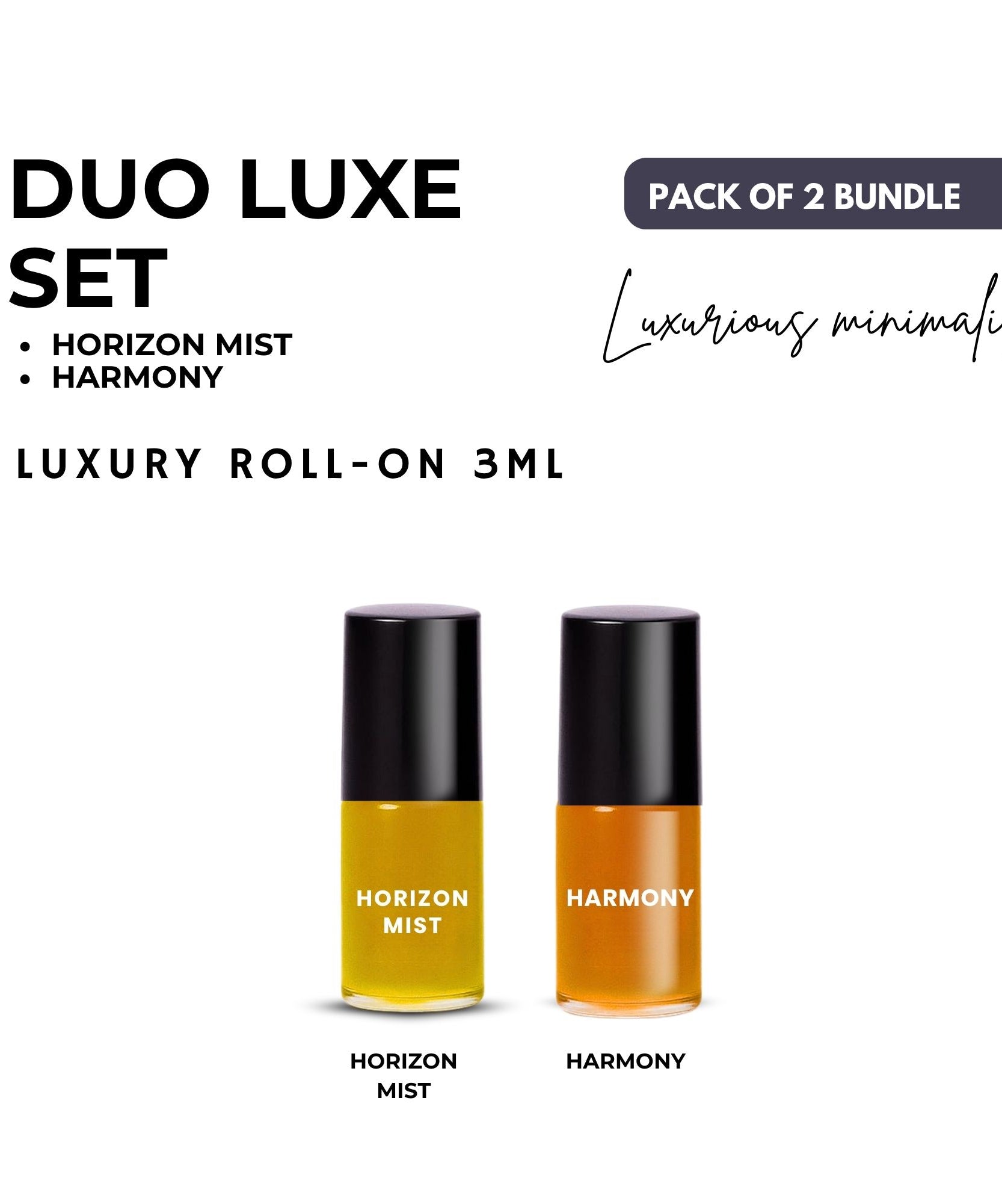 Pack of 2 - HORIZON MIST - HARMONY - Luxury Roll-On 3ML