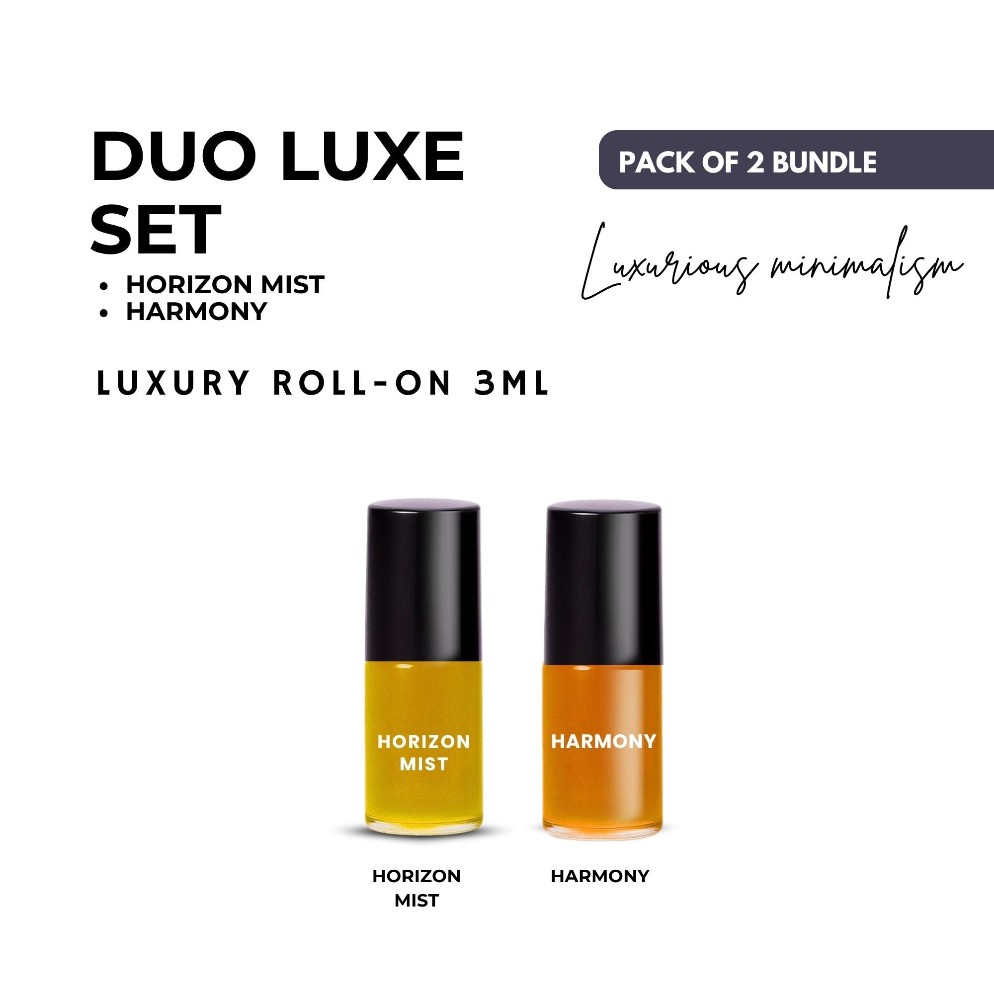Pack of 2 - HORIZON MIST - HARMONY - Luxury Roll-On 3ML