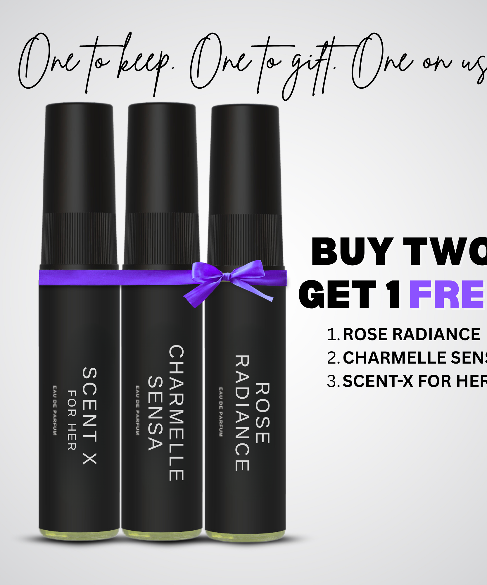 ROSE RADIANCE + CHARMELLE SENSA – Buy 2 Get 1 FREE