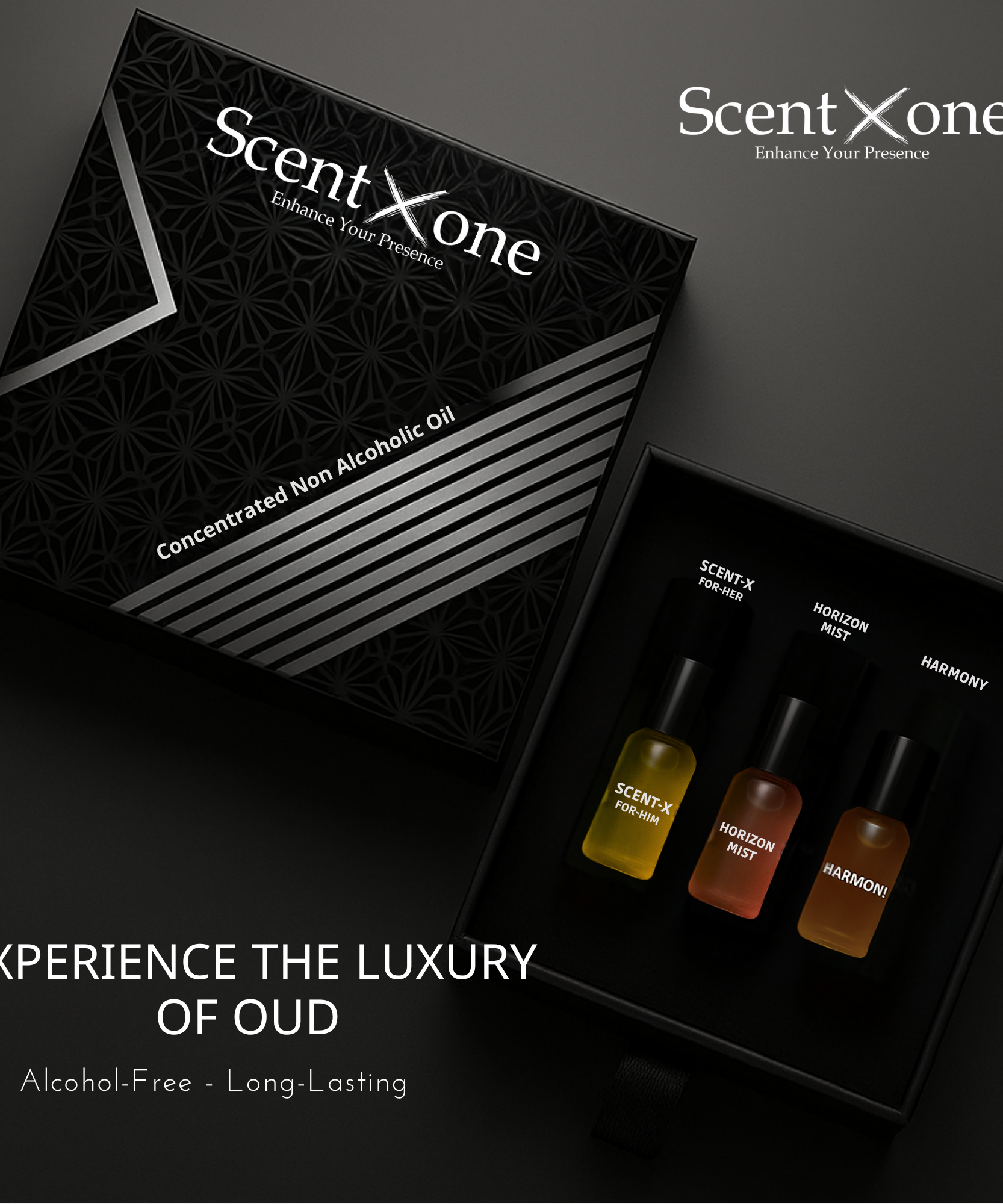 Pack of 3 - HARMONY - SCENT-X HIM & SCENT-X HER Luxury Roll-On 3ML